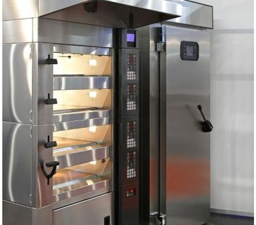 Retrofit of rotary ovens for a bakery