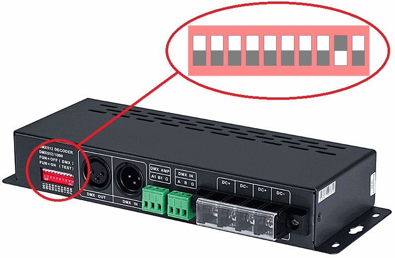 Codificador DMX Industrial Arduino PLC