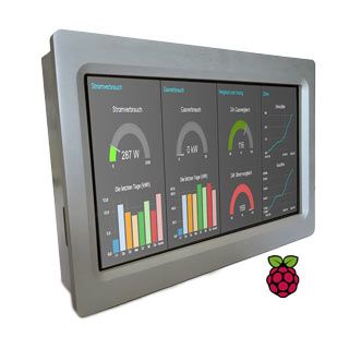 Touchberry PI 10.1&quot; Panel PC Industrial Shields