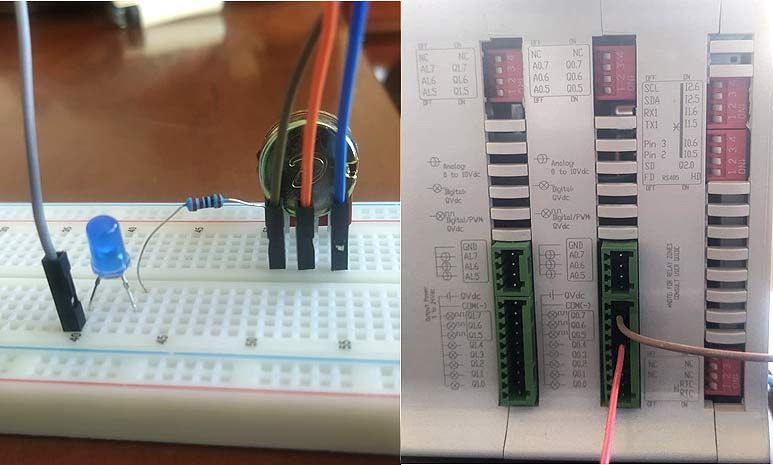 Electrical circuit - Industrial Arduino based PLC programming with LabVIEW 2 Electrical circuit - Industrial Arduino based PLC programming with LabVIEW 2