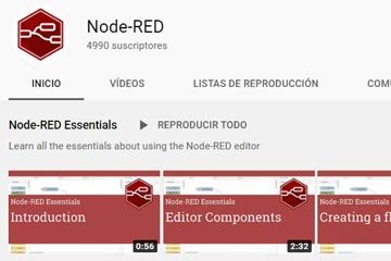 Canal de YouTube de Node-RED