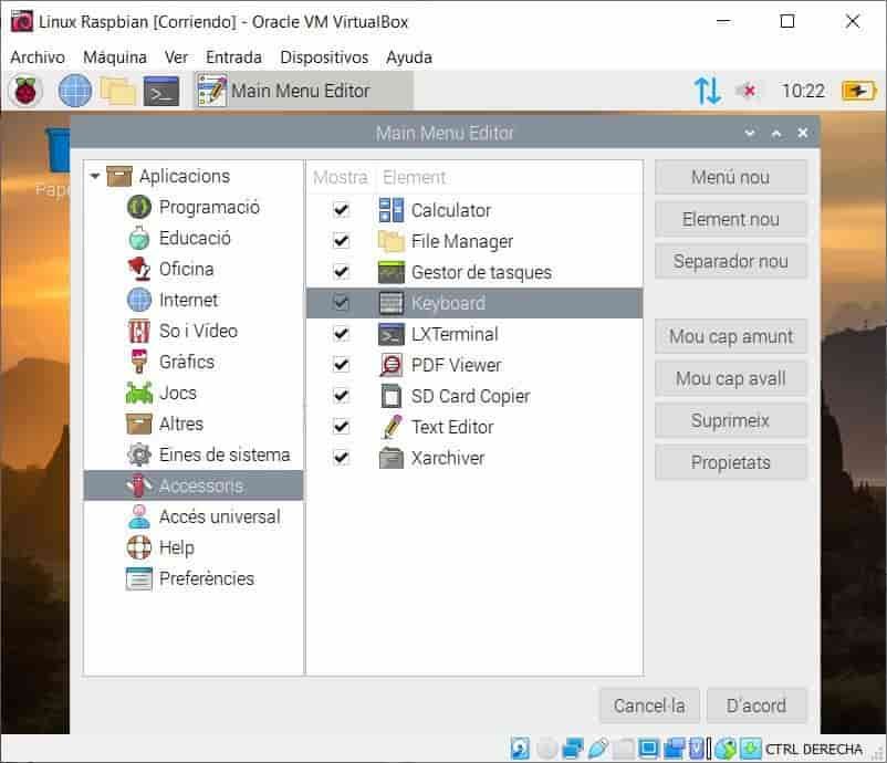 Menu → Preferences → Main Menu Editor and select the checkbox option on Accessories. Menu → Preferences → Main Menu Editor and select the checkbox option on Accessories.