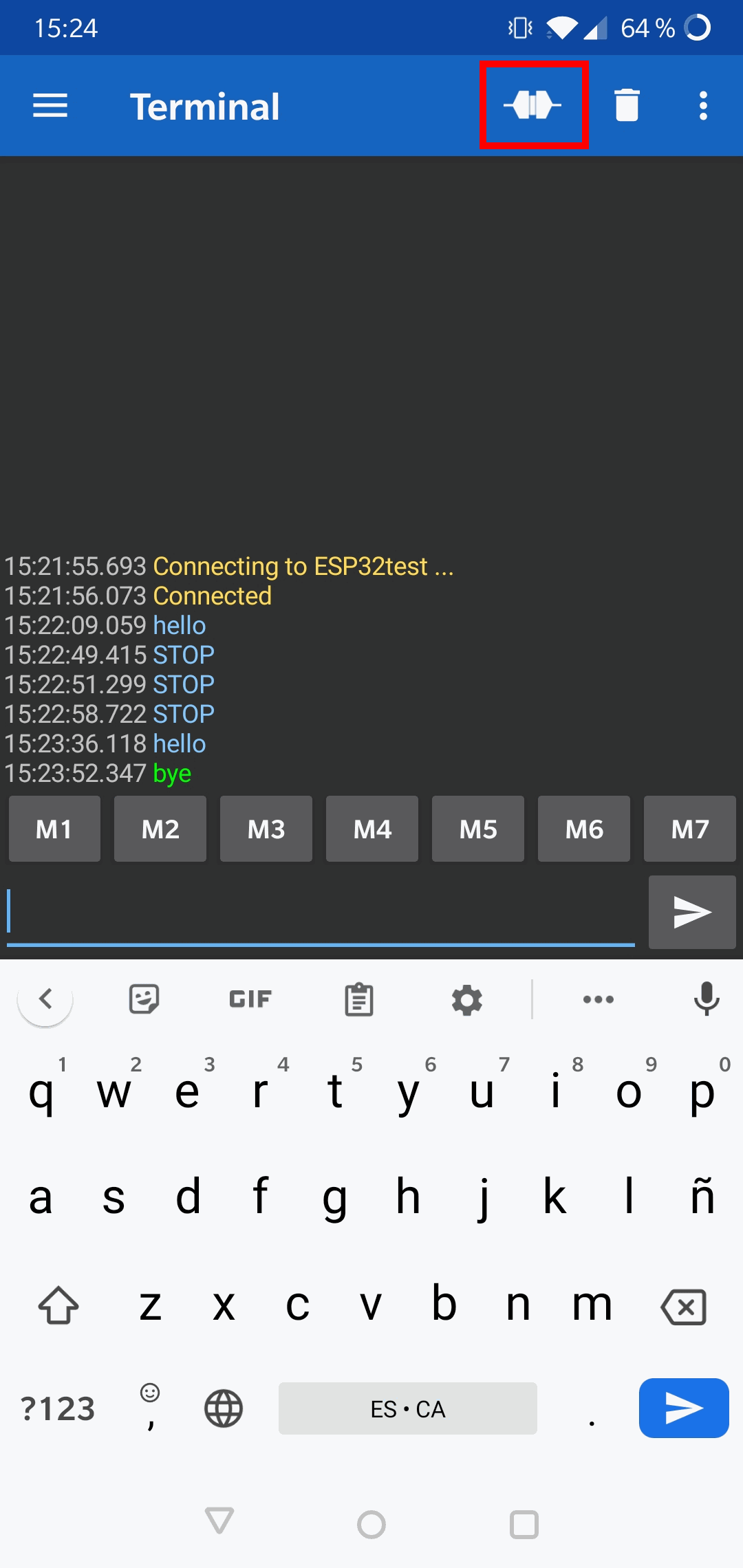 Serial Bluetooth Terminal application