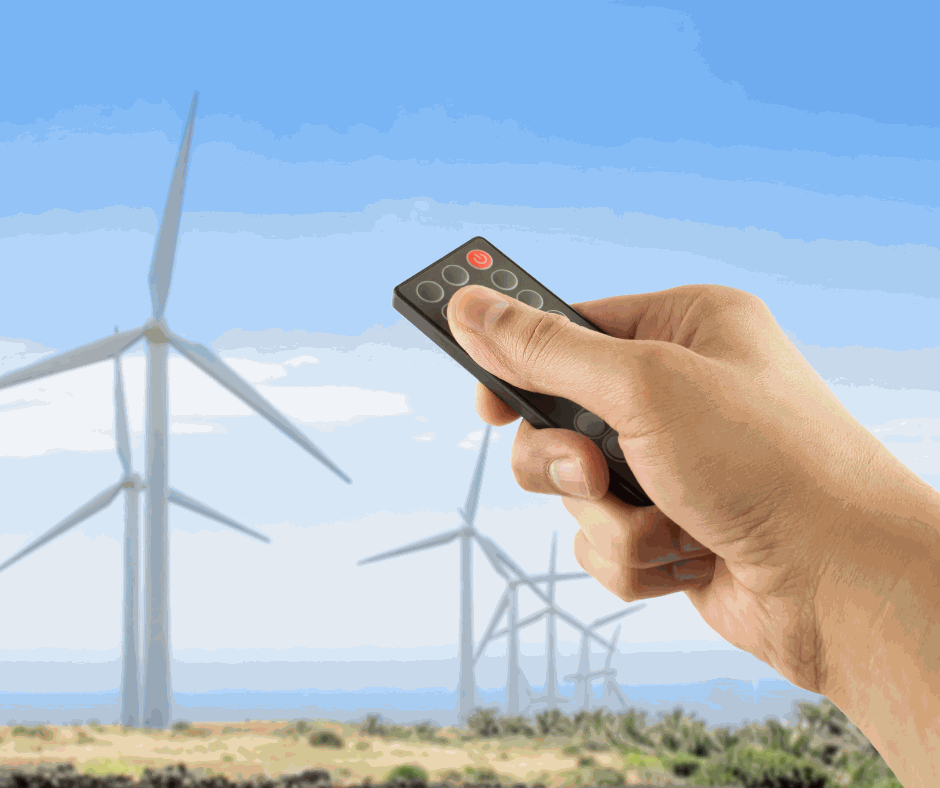 Industrial Monitoring and control of wind turbines