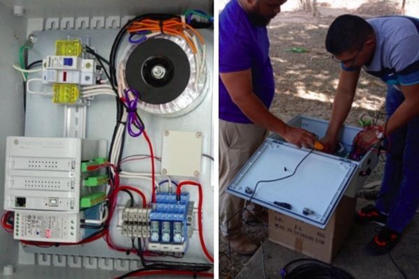 Implementation of automatic switch-on of the sonic barriers Implementation of automatic switch-on of the sonic barriers