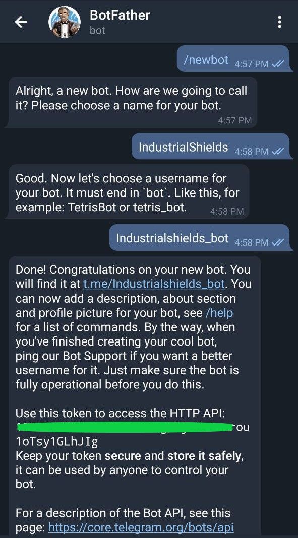 Step 1: Create a Bot in Telegram-Telegram Bot with Raspberry Pi PLC