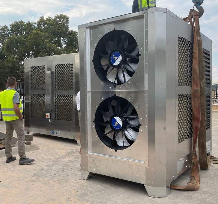 Control de un sistema de climatización para un Centro Comercial