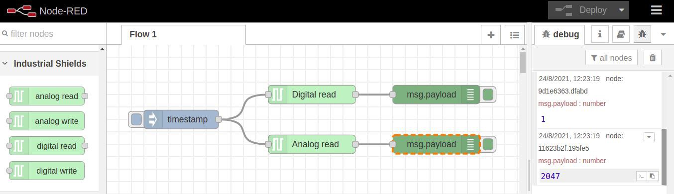 Digital Input Node - Node-RED Tutorial: How to read digital inputs from Raspberry PLC