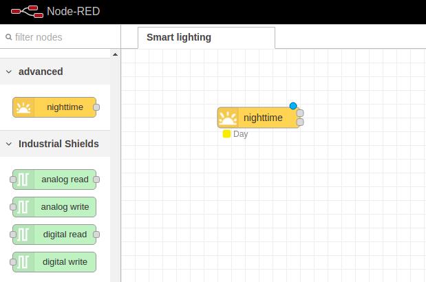 Node-red - Nighttime