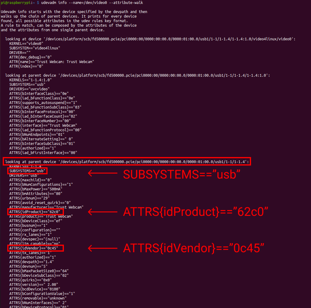 Encuentra los IDs de tu dispositivo - Cómo asignar un puerto USB en el PLC Raspberry