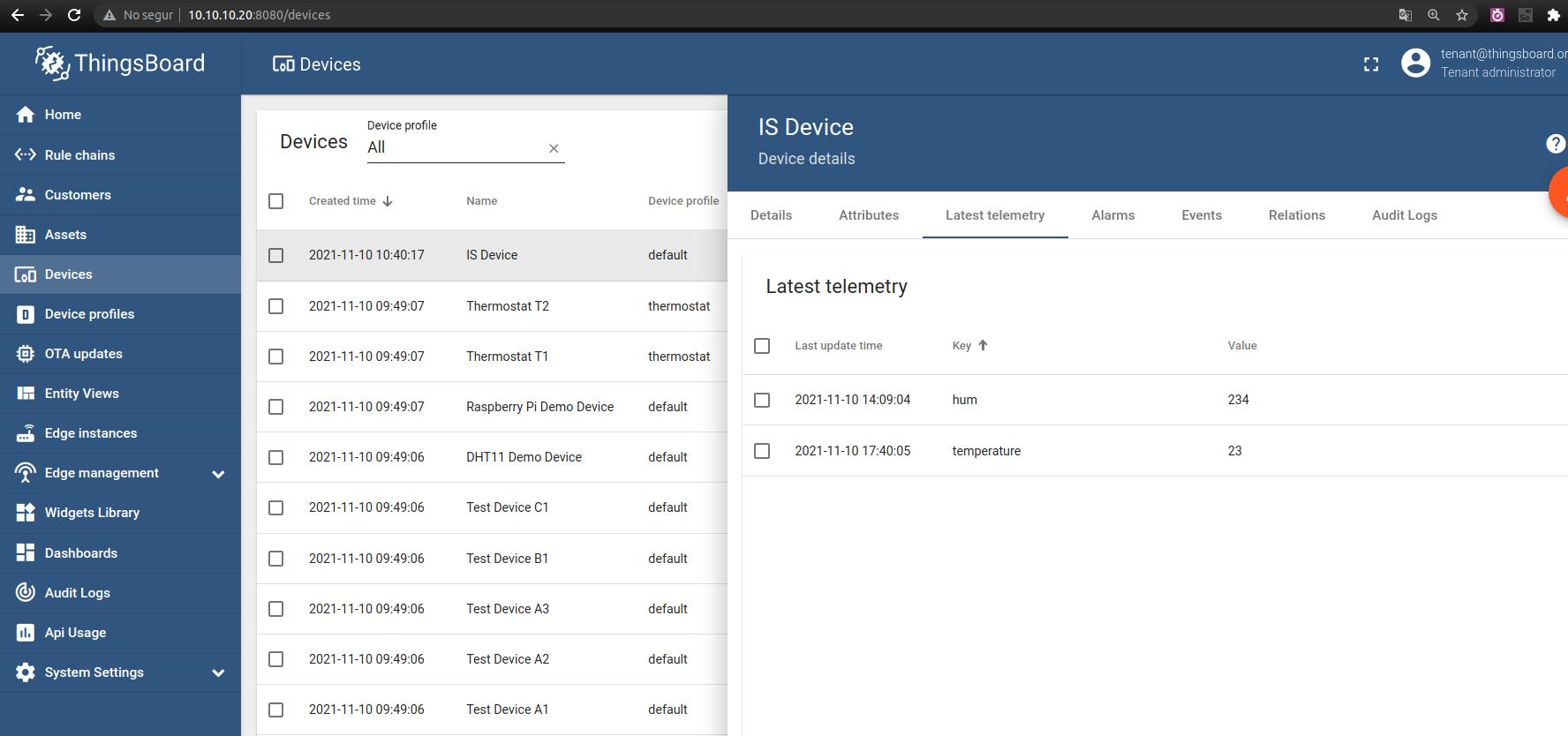 Thingsboard - Crear un cuadro de mando de IoT ThingsBoard con Raspberry Pi PLC y MQTT