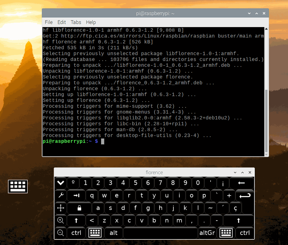 Florence - Los 3 mejores teclados en pantalla / virtuales para Raspberry PLC y Panel PC