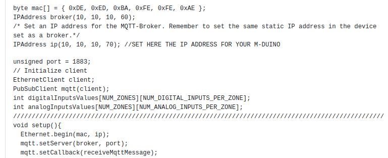 Code - Connections M-Duino 21+ - MQTT troubleshooting in Windows