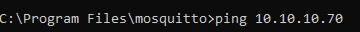 Command prompt - MQTT troubleshooting in Windows