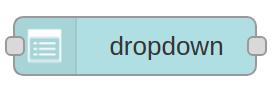 Dropdown - Nodos - Nodos de Node-RED-Dashboard - Ejemplo de Node-RED Dashboard con PLC basado en Raspberry Pi