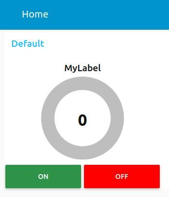 Configurar un diseño de widget 1 - Ejemplo de tablero Node-RED - Ejemplo de tablero Node-RED con PLC basado en Raspberry Pi