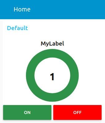 Configurar un diseño de widget 2 - Ejemplo de tablero Node-RED - Ejemplo de tablero Node-RED con PLC basado en Raspberry Pi