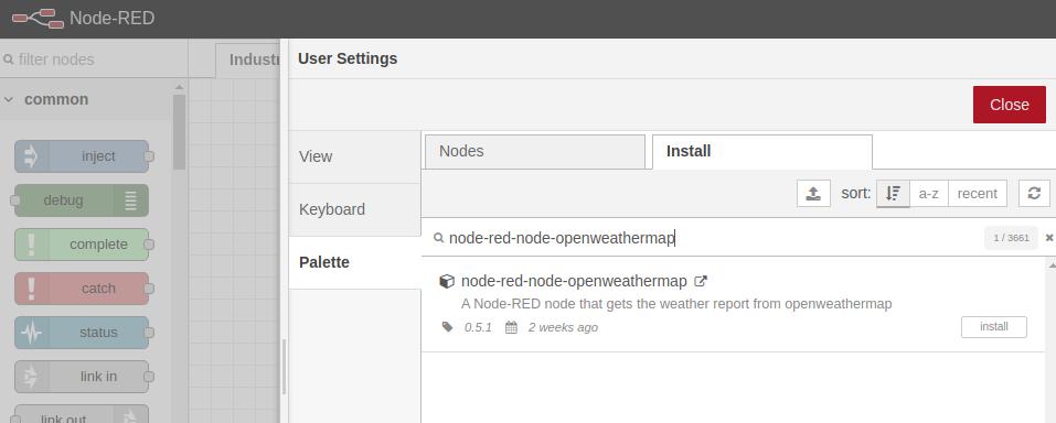 Node-Red-Node-Openweathermap Node-Red-Node-Openweathermap