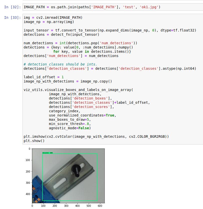 Detectar a partir de una imagen 3 - Tutorial: Detección de objetos con Tensorflow y Raspberry PLC | Machine Learning