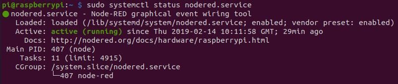 Terminal window - Node-RED and 7&quot; Panel PC tutorial: How to test inputs and outputs