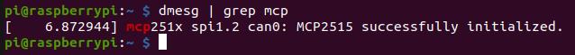 Check that the MCP has been successfully initialized by running