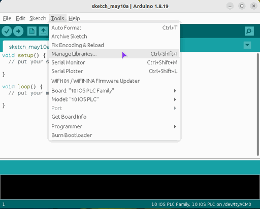 Arduino IDE Manager Library