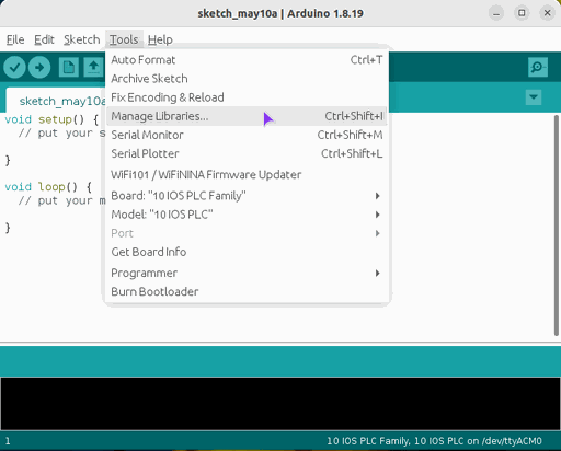 Arduino IDE Manager Library Arduino IDE Manager Library