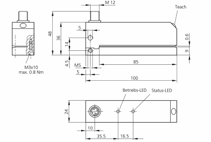 KSSTI 600/80 FG3LK-IBS - External interrupt using capacitive label sensor with Arduino