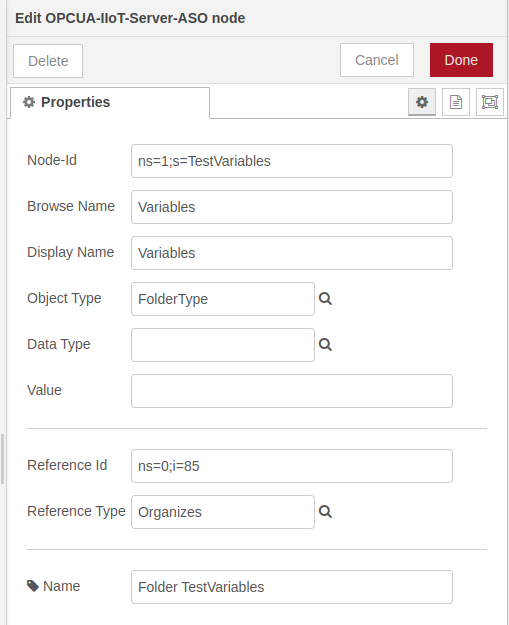 Tag configuration