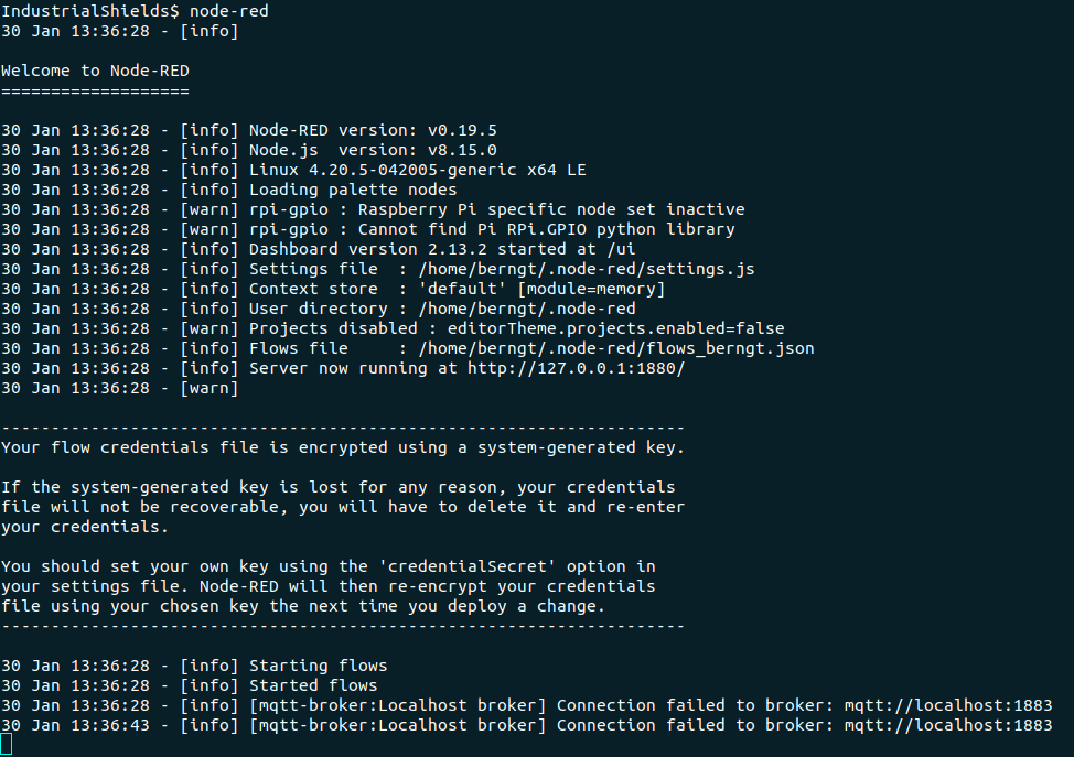 Running Node-RED - Chapter 2 - Develop you SCADA Application based on Node-RED