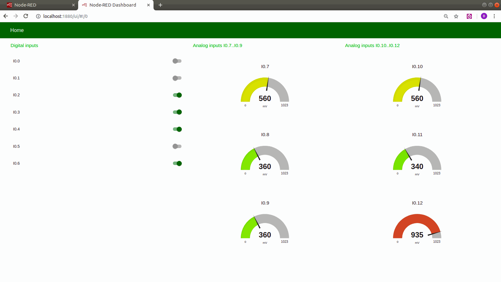 Node-RED Dasboard - Chapter 2 - Develop your SCADA application based on Node-RED