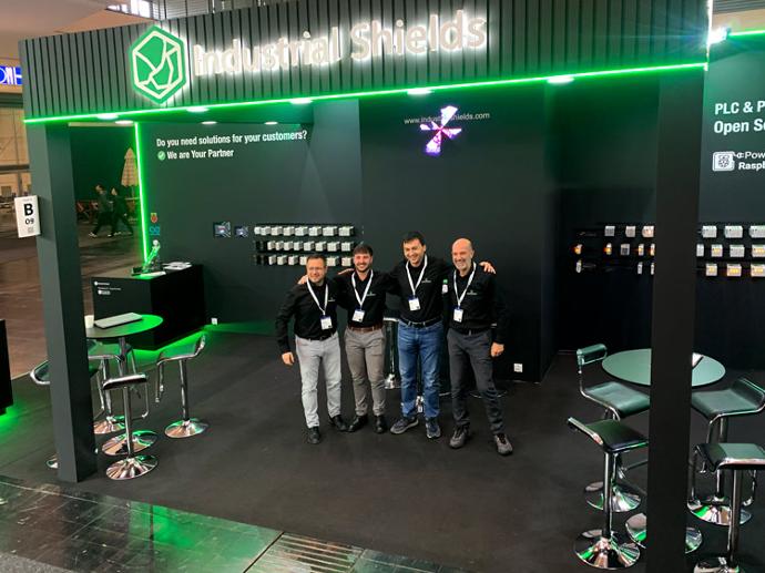 Industrial Shields's team at Hannover Messe 2024