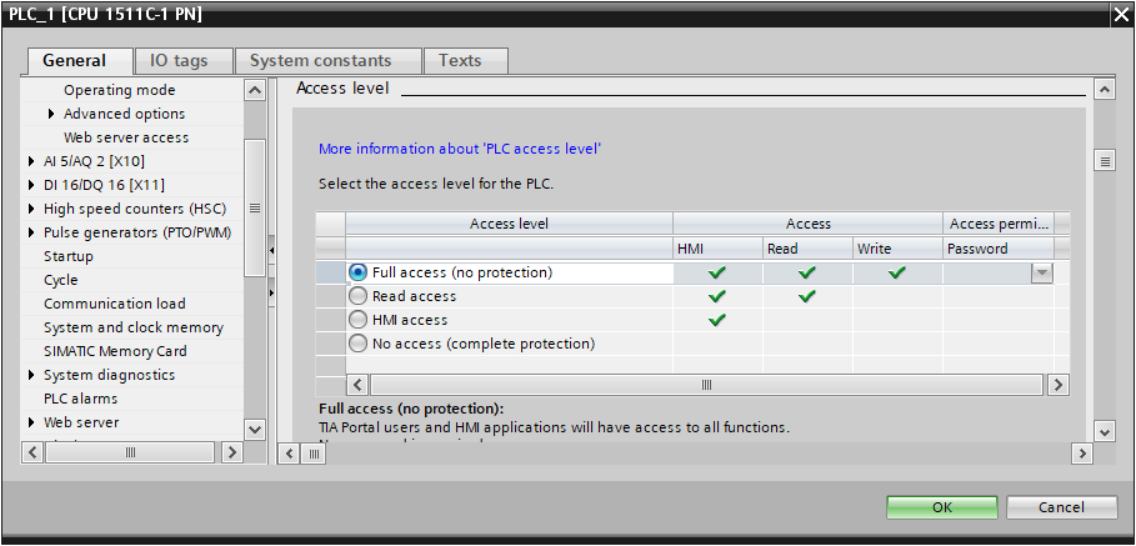 Configuring the PLC with TIA Portal