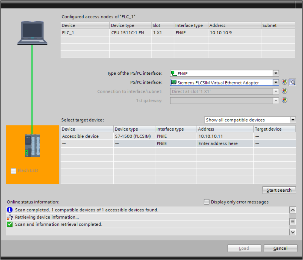Configuring the PLC with TIA Portal