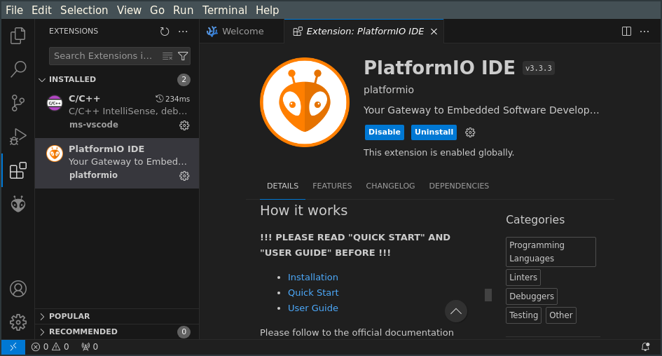 PlatformIO - Industrial Shields Documentation