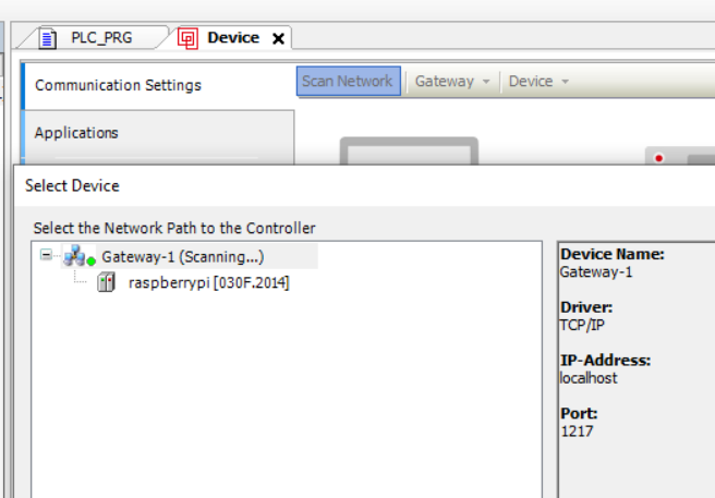 Devic windows for logging into the rapsberry pi
