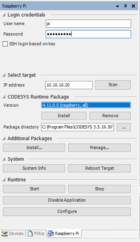 Windows of update Raspberry Pi