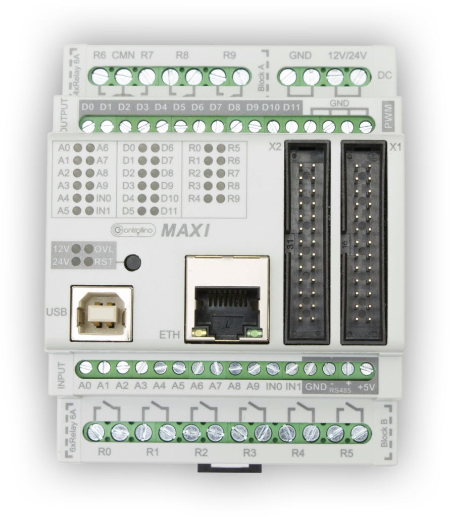 Controllino Maxi front view