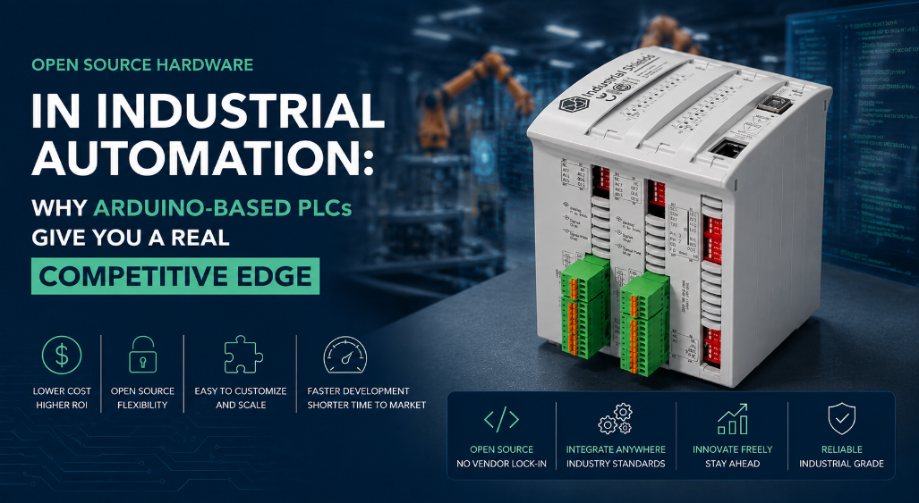 Open source hardware in industrial automation: why Arduino-based PLCs give you a real competitive edge
