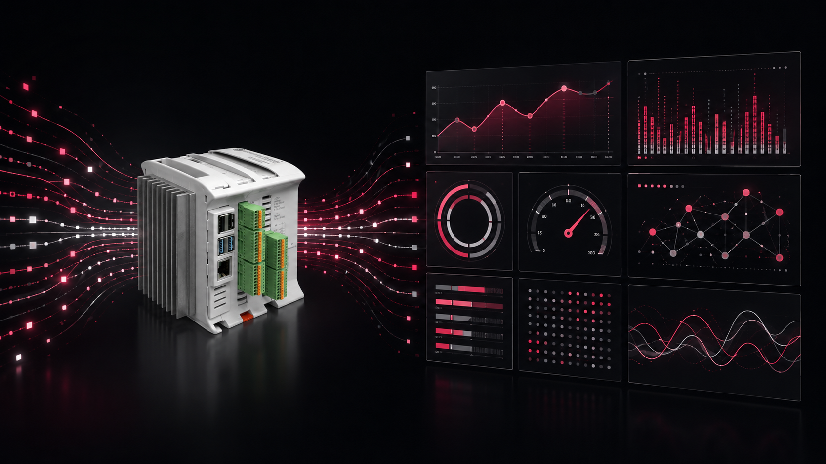 Store and chart data on Node-RED Dashboard with Raspberry PLC