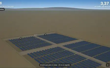 Solar Field Monitor simulator
