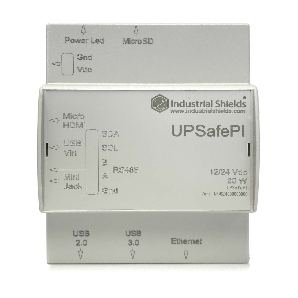 UPSafePI - Raspberry PI 4B - 8GB RAM
