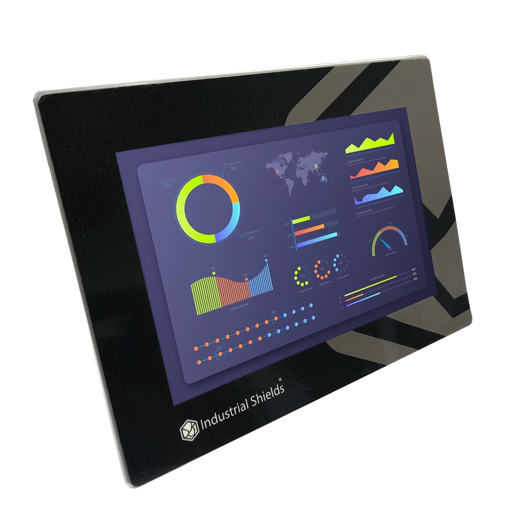 [037103000000] TouchBerry Pi Panel PC 10.1" FLEX (Raspberry PI 4B (4GB RAM), No Additional Com. Board 1, IP20(Standard))
