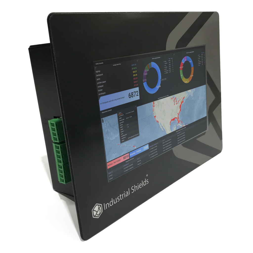 [037003000000] TouchBerry Pi Panel PC  7" FLEX (Raspberry PI 4B (4GB RAM), No Additional Com. Board 1, IP20(Standard))