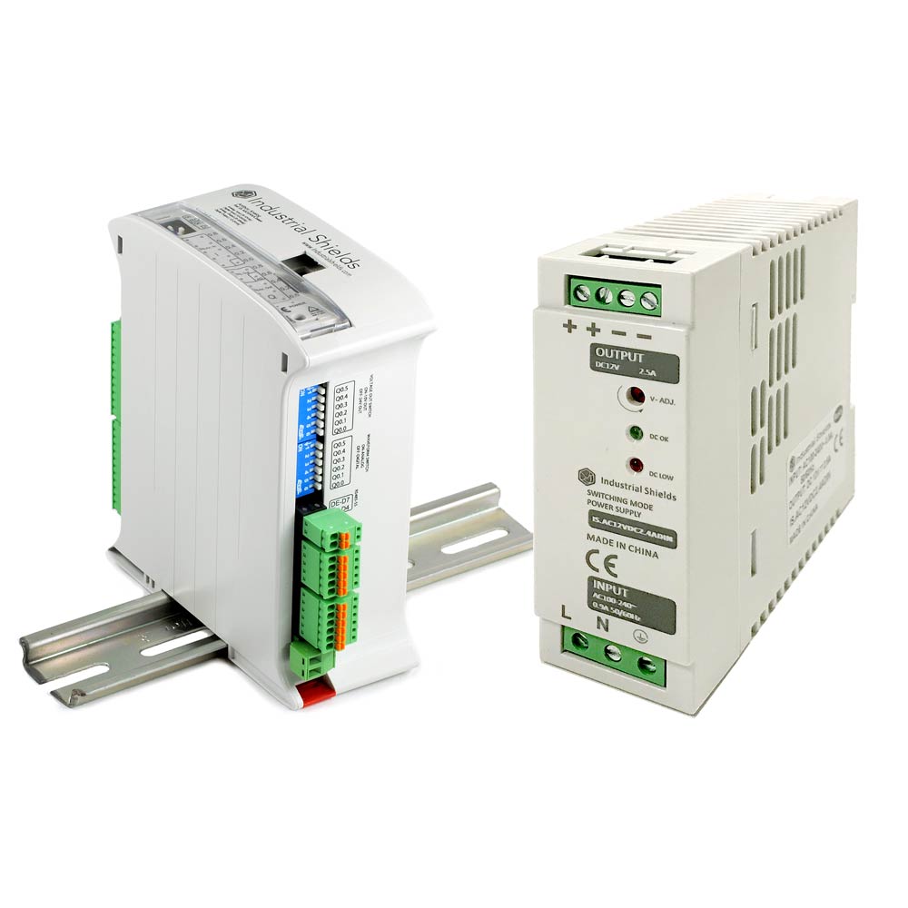 ARDBOX PLC + Fuente Alimentación + Cable  - PLC basado en Arduino Starter Kit 0: