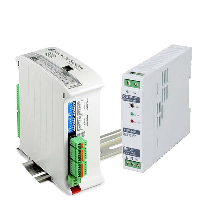 PLC Arduino ARDBOX 20 I/Os Analog HF Modbus &amp; Power Supply (12Vdc,30W)