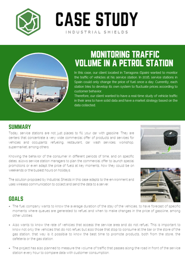 Case Study - Monitoring traffic volume in a petrol station