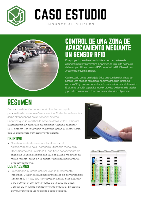 CASO ESTUDIO - CONTROL DE PARKING RFID