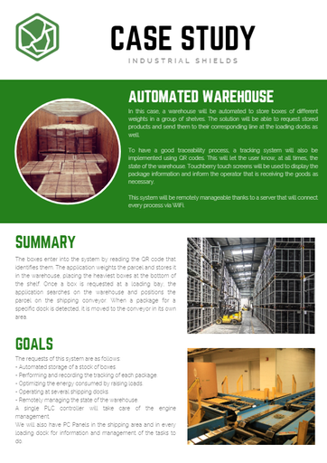 Case study (EN) - AUTOMATED WAREHOUSE