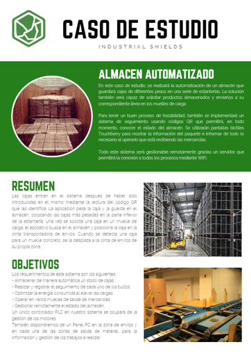 Caso de destudio - ALMACÉN AUTOMATIZADO